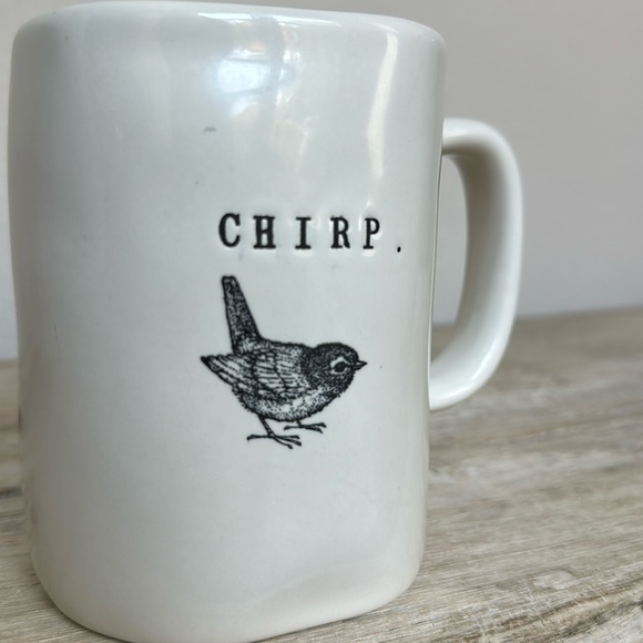Rae Dunn Magenta Chirp Ceramic Tea Coffee Cup Mug - Picture 3 of 11